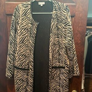 JM collection animal jacquard jacket